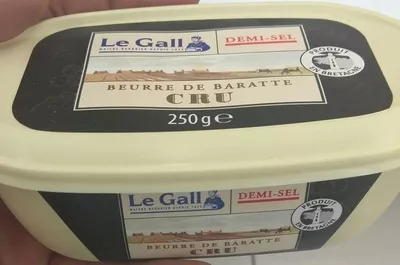 Beurre de baratte cru Demi-Sel Le Gall 250 g, code 3252920015559