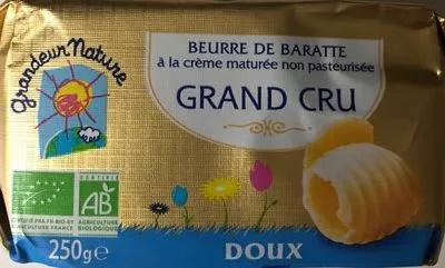 Beurre Doux De Baratte Au Lait Cru Grandeur nature 250 g, code 3252920015603