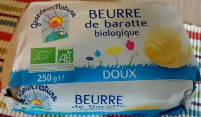 Beurre de Baratte Doux Bio Grandeur Nature 250 g, code 3252920016402