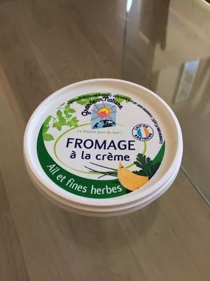 Fromage à la crème ail et fines herbes Grandeur nature 150g, code 3252920022038