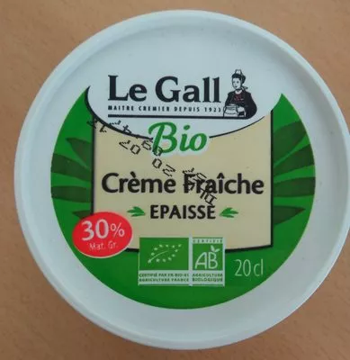 Crème fraîche épaisse Le Gall 20 cl, code 3252920035410