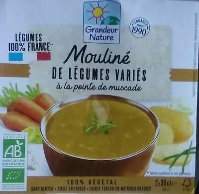 légumes variés  a la pointe de muscade  , code 3252920048625