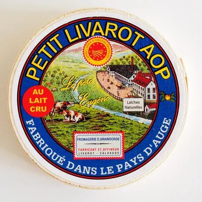 Petit Livarot AOP E. Graindorge 270 g, code 3252950033202