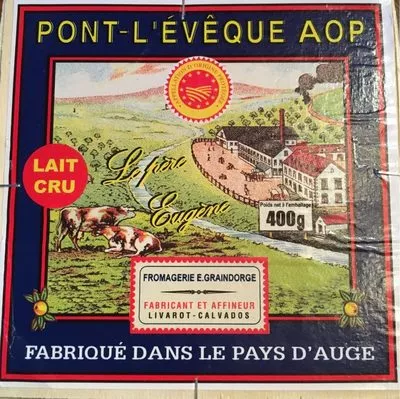 Pont l'Évêque AOP E.Graindorge, Graindorge, Lactalis 400g, code 3252951521159