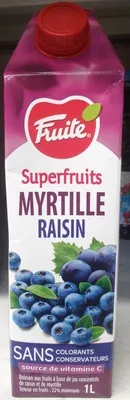 Superfruits Myrtille Raisin Fruité 1 l, code 3253070202004