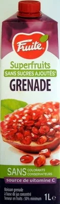 Superfruits Grenade sans sucres ajoutés Fruité 1 L, code 3253070503262