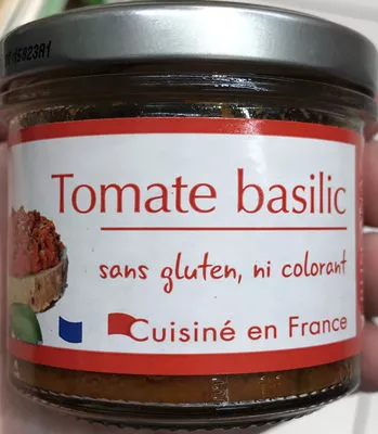 Tomate Basilic Sans marque, Jouneau 100 g, code 3253330001088