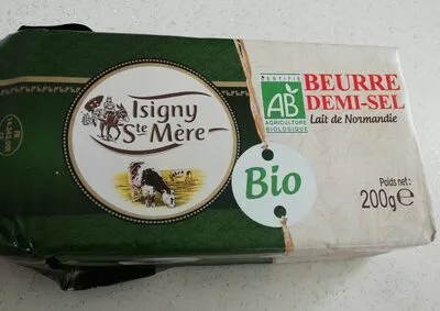 Beurre demi sel bio Isigny Ste Mère 200 g, code 3254550021696