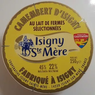 Camembert d'Isigny (22% MG) Isigny Ste Mère 250 g, code 3254550030230