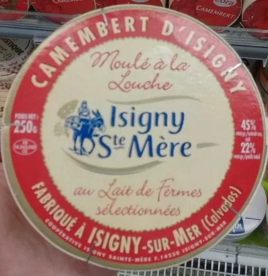 Camembert d'Isigny (22% MG) Isigny Ste Mère 250 g, code 3254550030407