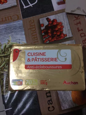 Beurre cuisine et pâtisserie Auchan Auchan 500 g, code 3254560010154