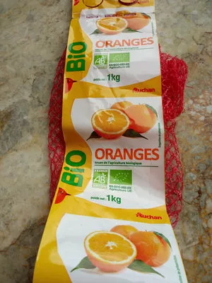 Orange Bio Filet Auchan bio 1 Kg, code 3254560115767