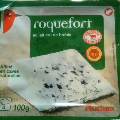 Roquefort 100gr Auchan 100 g, code 3254560404397