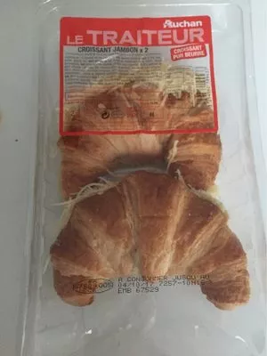 Croissant jambon Auchan , code 3254562199437