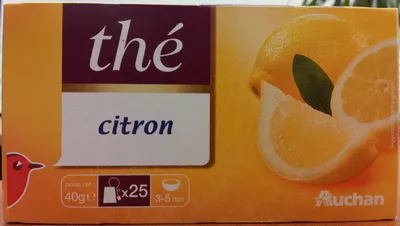 Thé Citron Auchan 40g, code 3254565174110