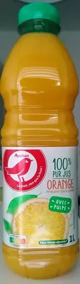 Jus d'orange avec pulpe Auchan 1 L, code 3254566095452