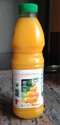 Jus de clémentine Auchan, Auchan Production, Groupe Auchan 1 L, code 3254566098545