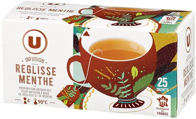 Infusions menthe réglisse U 25 sachets 37,5 g, code 3256220113311