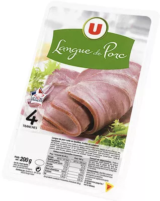 Langue de Porc U 4 tranches, 200 g, code 3256220115674