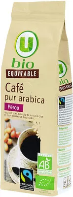 Café moulu du Pérou Max Havelaar U Bio,  U 250 g, code 3256220259583