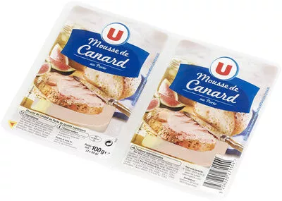 Mousse de Canard au Porto U 2 barquettes sécables de 50 g, code 3256220271554