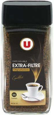 Café soluble lyophilisé extra filtre U 200 g, code 3256220321501