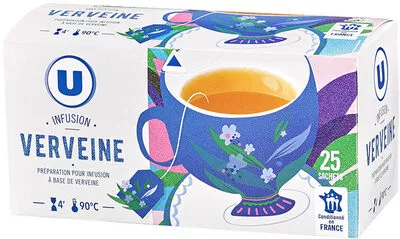 Infusion Verveine U 25 sachets, boîte de 40 g, code 3256220341103