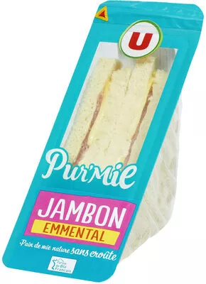 Sandwich Pur Mie Jambon-Emmental U 140 g, code 3256221113471