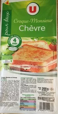 Coque-Monsieur Chèvre U 200 g (2 x 100 g), code 3256221114638