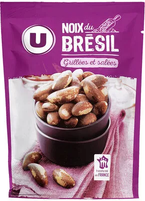 Noix du Brésil grillées salées U 100 g, code 3256221212341