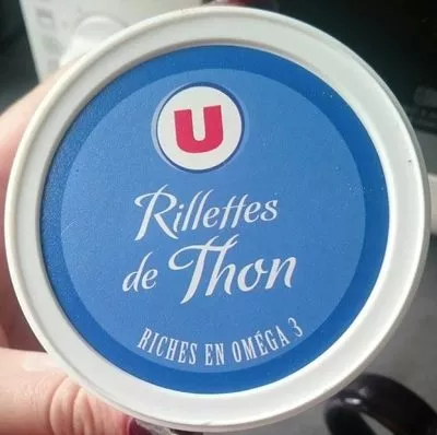 Rillettes de thon U 125 g, code 3256221981438