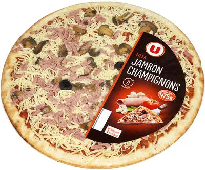 Pizza au jambon et aux champignons U 475 g, code 3256224059745