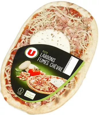 Pizza Lardons Fumés Chèvre U 200 g, code 3256224059783