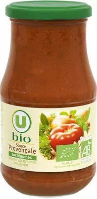 Sauce provencale au légumes Bio U Bio,  U 420 g, code 3256224061571