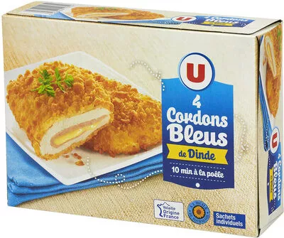 Cordon bleu de dinde U 4 pièces, 400 g, code 3256224118541