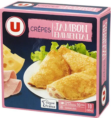 10 Crêpes jambon fromage U 500 g, code 3256224160410