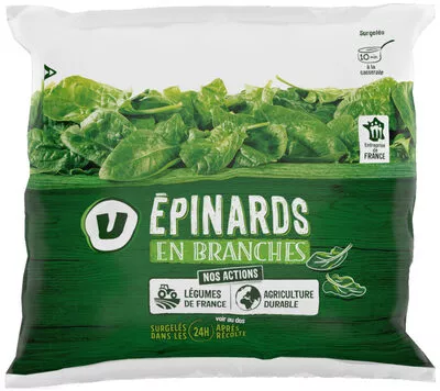 Epinards en branches U 1 kg, code 3256224160724