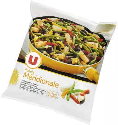 Poêlée méridionale au mélange de légumes U 1 kg, code 3256224160731