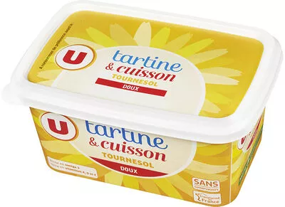 Margarine allégée de cuisson au tournesol 60%MG U 500 g, code 3256224234630