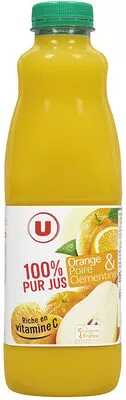 Pur jus orange et Fruits poire clémentine U 1 l, code 3256224238355