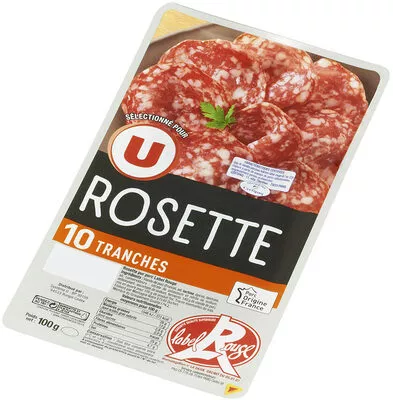 Rosette Label Rouge U 10 tranches environ, 100 g, code 3256224632634