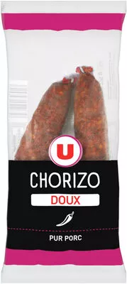 Chorizo doux supérieur pur porc U 225 g, code 3256224658917