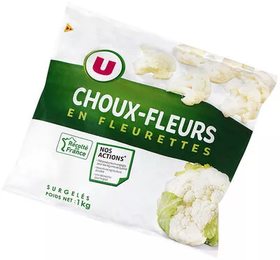 Choux fleurs en fleurettes U 1 kg, code 3256224701552