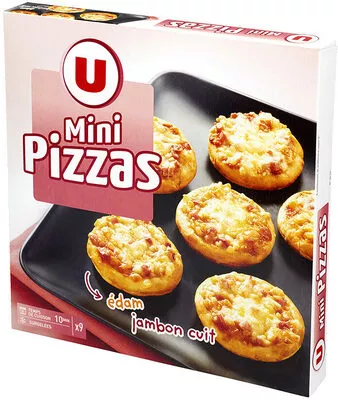 Mini pizza edam jambon cuit U 250 g, code 3256224763086