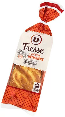 Brioche fourrée à la crème pâtissière U 400 g, code 3256225044108