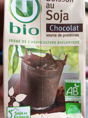 Boisson au soja chocolat U Bio, U 250 ml, code 3256225058686