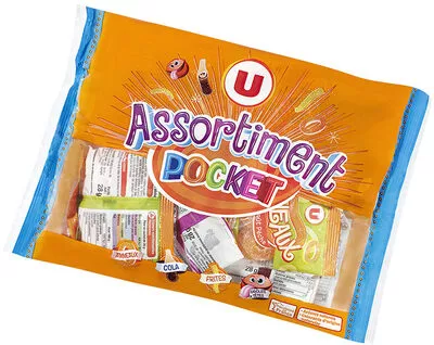 Assortiment de bonbons gélifiés acides U 280 g, code 3256225060054