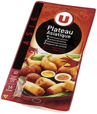 Plateau Asiatique 14 Pièces + Sauces U 370 g, code 3256225426584