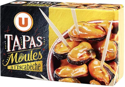 Moules à l'escabècherapaz U 115 g, code 3256225519576