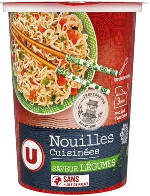 Nouilles cuisinées cup légumes U 70 g, code 3256225722754